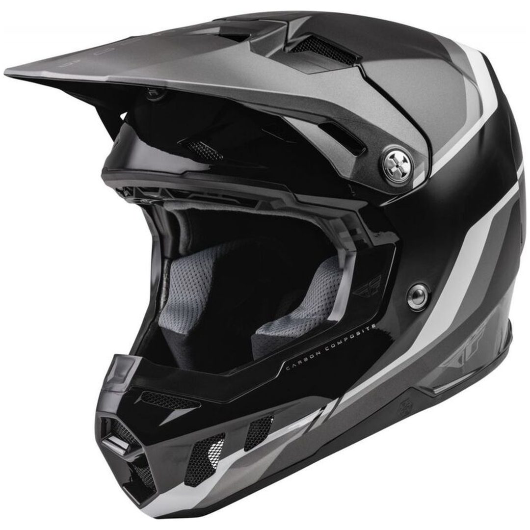 Crosshjelm Formula Cc Sort/kul/hvid FLY RACING XL
