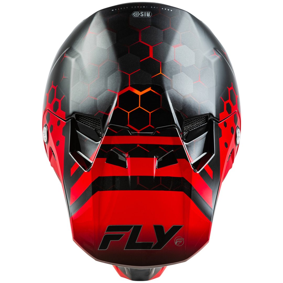 Crosshjelm Formula Cc Tektonic Sort/rød/orange FLY RACING XL – billede 4