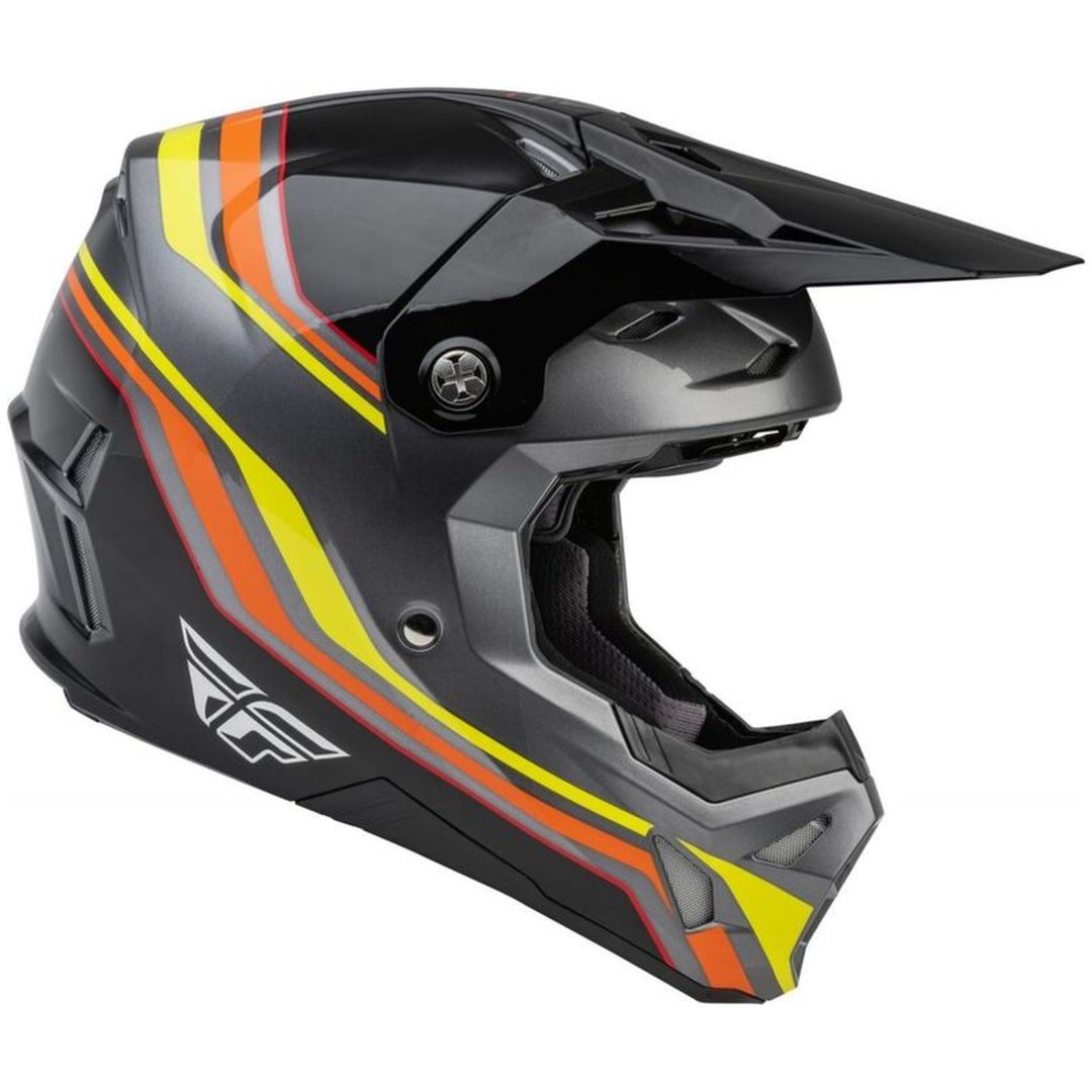 Crosshjelm Formula Cp Se Speeder Sort/gul/rød FLY RACING XL – billede 3