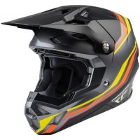 Crosshjelm Formula Cp Se Speeder Sort/gul/rød FLY RACING