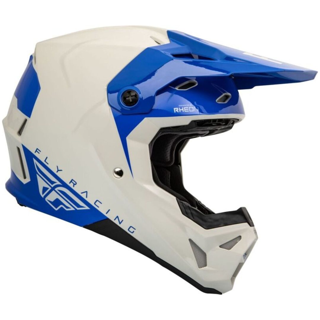 Crosshjelm Formula Cp Slant Grå-blå FLY RACING XXL – billede 2