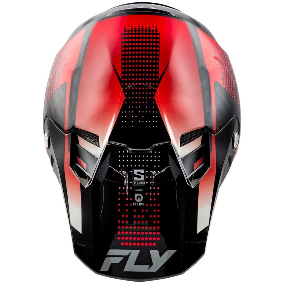 Crosshjelm Formula S Carbon Protocol Sort/rød FLY RACING s – billede 3