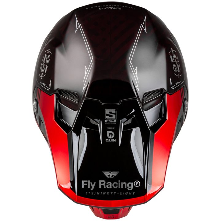 Crosshjelm Formula Smart Carbon Legacy Rød Kulfiber/sort FLY RACING XL – billede 4