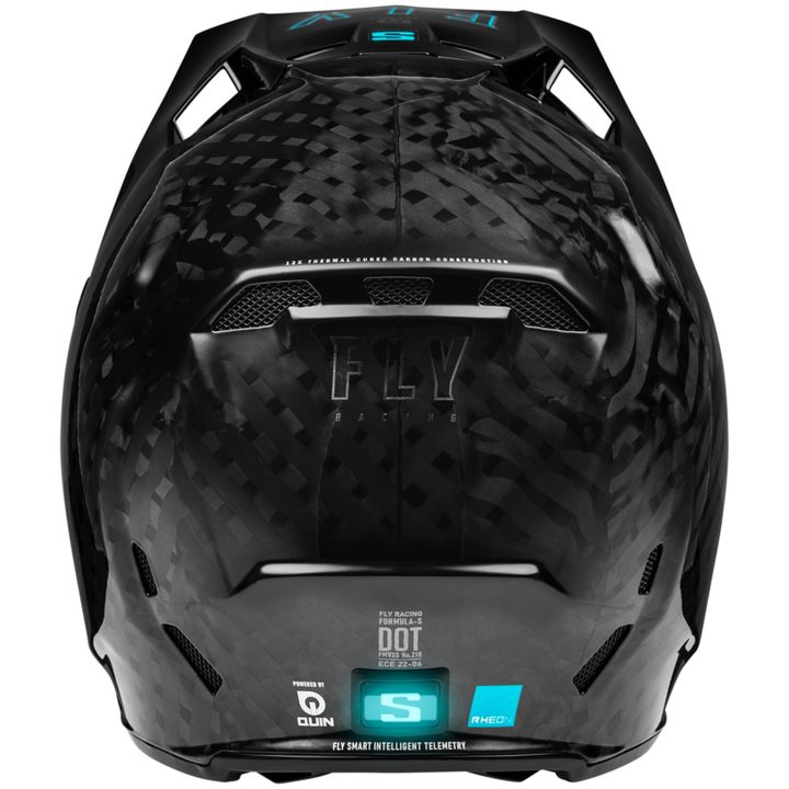 Crosshjelm Formula Smart Carbon Solid Sort FLY RACING s – billede 5