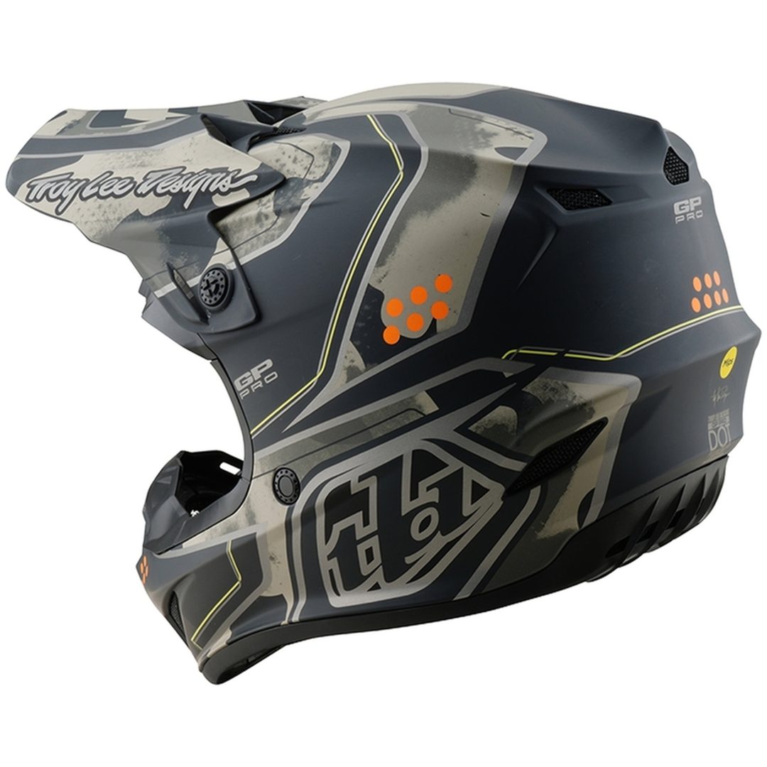 Crosshjelm GP Pro Trooper Sort/Caper TROY LEE DESIGNS XS – billede 4