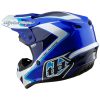 Crosshjelm GP Shutter Blå/Hvid TROY LEE DESIGNS Large Barn – miniature 4