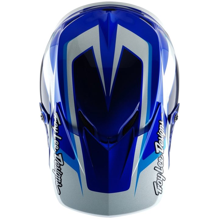 Crosshjelm GP Shutter Blå/Hvid TROY LEE DESIGNS Large Barn – billede 8