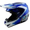 Crosshjelm GP Shutter Blå/Hvid TROY LEE DESIGNS Large Barn – miniature 1
