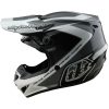 Crosshjelm GP Shutter Grå/Hvid Blank TROY LEE DESIGNS XXL – miniature 3