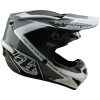 Crosshjelm GP Shutter Grå/Hvid Blank TROY LEE DESIGNS XXL – miniature 7