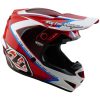 Crosshjelm GP Shutter Rød/Hvid Blank TROY LEE DESIGNS Large Barn – miniature 4