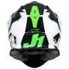 Crosshjelm J-18 F Hexa Grøn Fluo/Hvid/Titanium Just 1 s – miniature 2