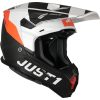 Crosshjelm J-22 Adrenaline Orange/Hvid/Carbon Mat Just1 s – miniature 3