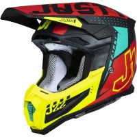Crosshjelm J-22 F Falcon Fluo Rød/Gul/Sort Just1