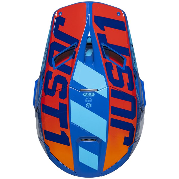 Crosshjelm J-22 F Falcon Orange/Blå Just1 M – billede 7