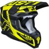 Crosshjelm J-22 F Falcon Titanium/Sort/Fluo Gul Just1 M – miniature 1