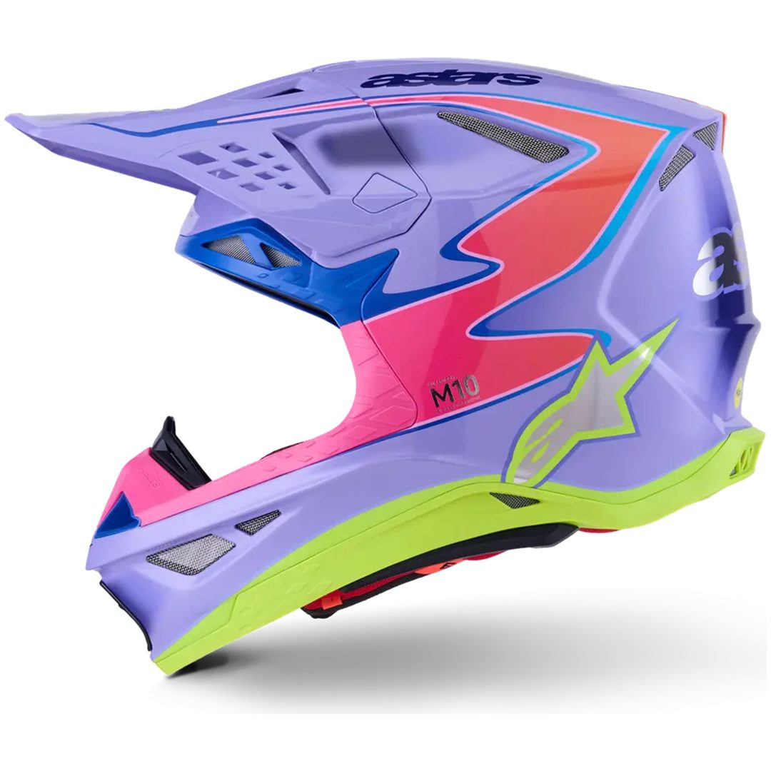 Crosshjelm Jett Lawrence Lilla ALPINESTARS XS – billede 4