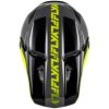 Crosshjelm Kinetic Crest Grå/Sort/Neongul FLY RACING L – miniature 2