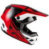 Crosshjelm Kinetic Crest Rød/Sort/Hvid FLY RACING s – miniature 3