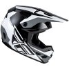 Crosshjelm Kinetic Crest Sort/Hvid/Grå FLY RACING s – miniature 4