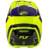 Crosshjelm Kinetic Rally Hi-vis/blå/sort/gul FLY RACING XL – miniature 2