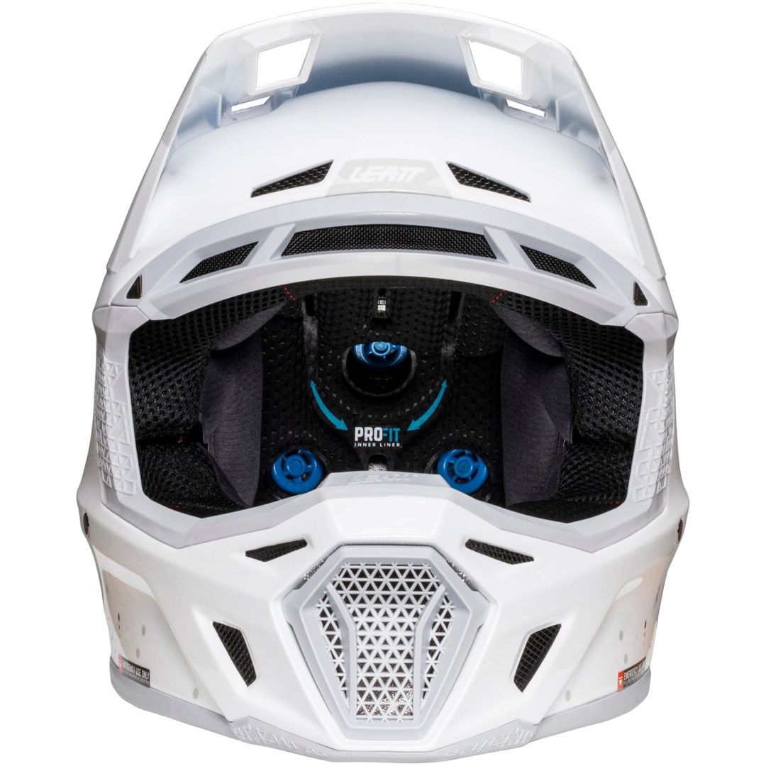 Crosshjelm Kit Moto 8.5 V25 Hvid Leatt L (59-60cm) – billede 6