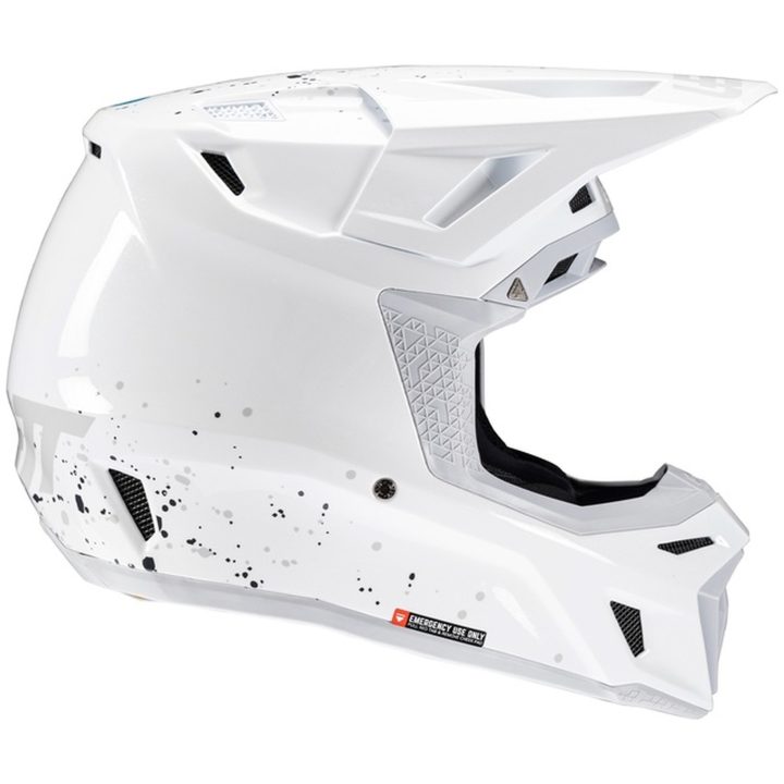 Crosshjelm Kit Moto 8.5 V25 Hvid Leatt L (59-60cm) – billede 9