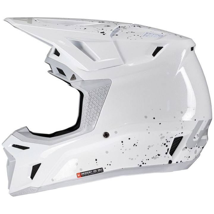 Crosshjelm Kit Moto 8.5 V25 Hvid Leatt L (59-60cm) – billede 10