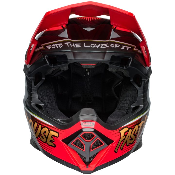 Crosshjelm Moto-10 Spherical Fasthouse Ditd 24 Glans Rød/guld BELL s – billede 9