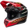 Crosshjelm Moto-10 Spherical Fasthouse Ditd 24 Glans Rød/guld BELL s – miniature 1