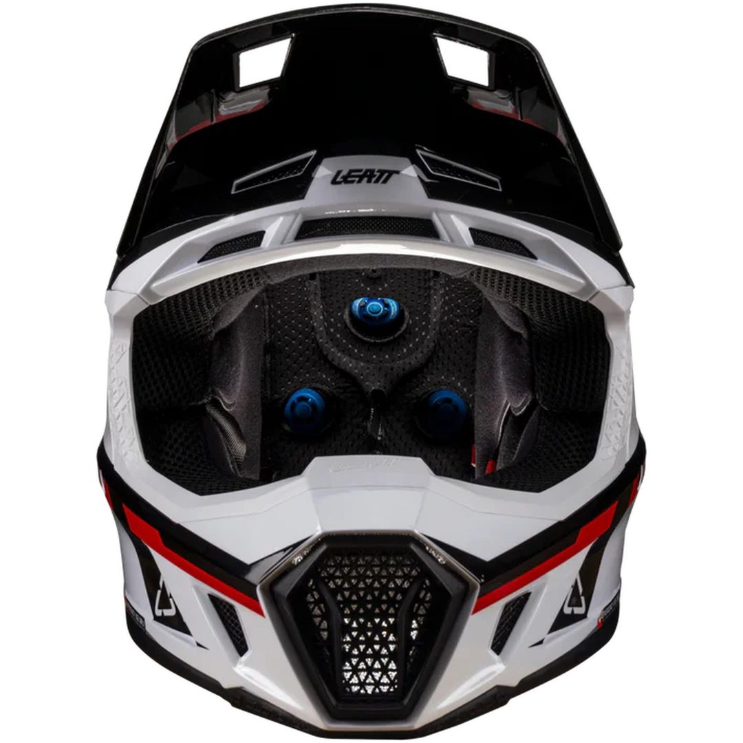 Crosshjelm Moto 7.5 Hvid/Rød Leatt XL (61-62 cm) – billede 4