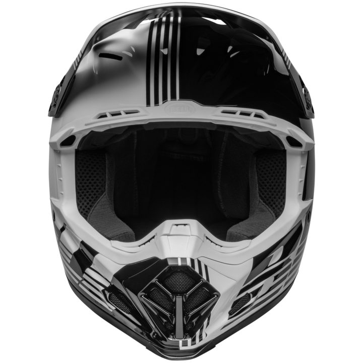 Crosshjelm Moto-9 Mips Louver Blank Sort/hvid BELL XL – billede 8