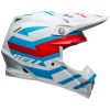 Crosshjelm Moto-9s Flex Banshee Blank Hvid/rød BELL XL – miniature 6