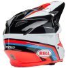 Crosshjelm Moto-9s Flex Blank Rød/sort/hvid BELL L – miniature 7