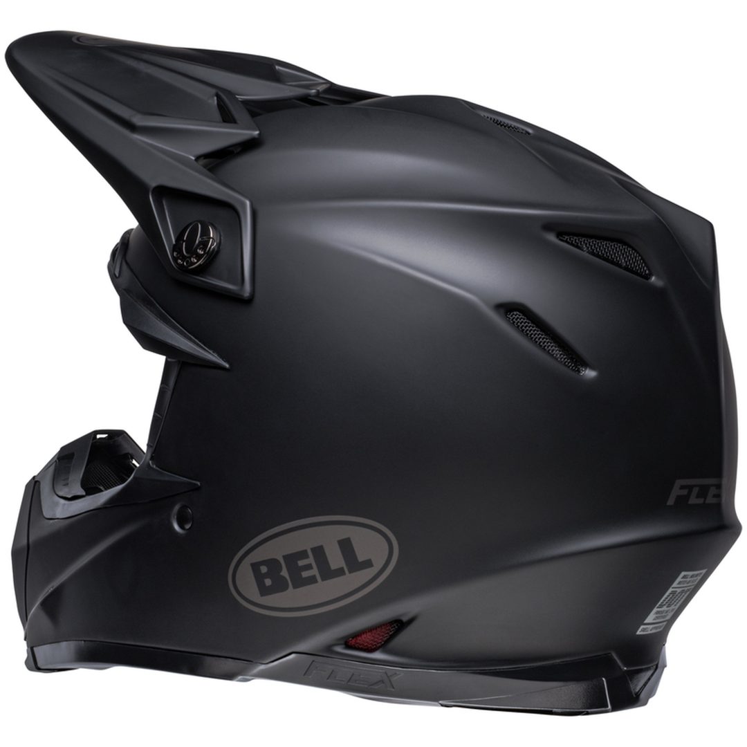 Crosshjelm Moto-9S Flex CE Mat Sort Bell XL – billede 6