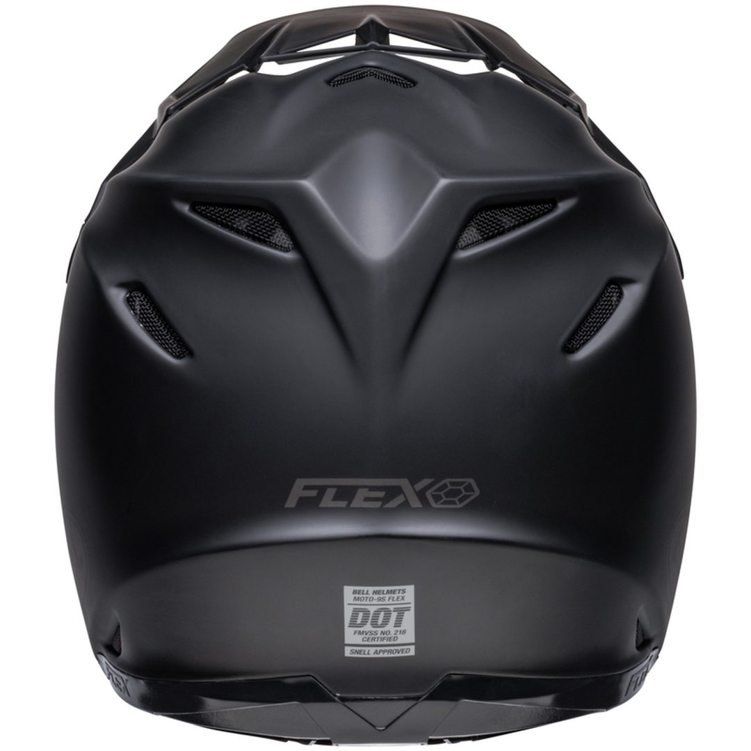 Crosshjelm Moto-9S Flex CE Mat Sort Bell XL – billede 5