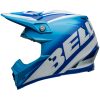 Crosshjelm Moto-9s Flex Rail Blank Blå/hvid BELL L – miniature 8
