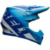 Crosshjelm Moto-9s Flex Rail Blank Blå/hvid BELL L – miniature 7