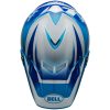 Crosshjelm Moto-9s Flex Rail Blank Blå/hvid BELL s – miniature 3