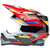Crosshjelm Moto-9s Flex Renen Nova Blank Sort/rød BELL L – miniature 4