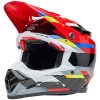 Crosshjelm Moto-9s Flex Renen Nova Blank Sort/rød BELL s – miniature 1