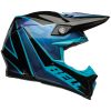 Crosshjelm Moto-9s Flex Sprite Glans Sort/blå BELL XL – miniature 6