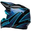 Crosshjelm Moto-9s Flex Sprite Glans Sort/blå BELL XL – miniature 5