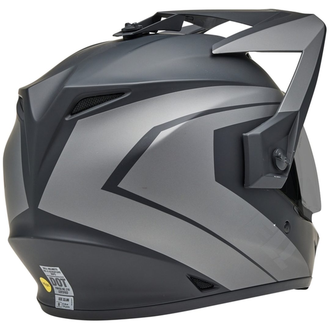 Crosshjelm MX-9 Adventure Mips Sort/Grå Mat BELL Small – billede 7