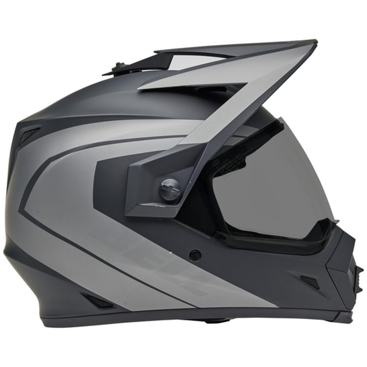 Crosshjelm MX-9 Adventure Mips Sort/Grå Mat BELL Small – billede 8
