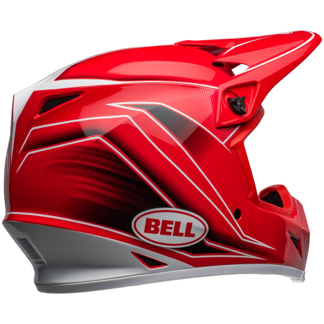 Crosshjelm Mx-9 Mips Blank Rød BELL XL – billede 4