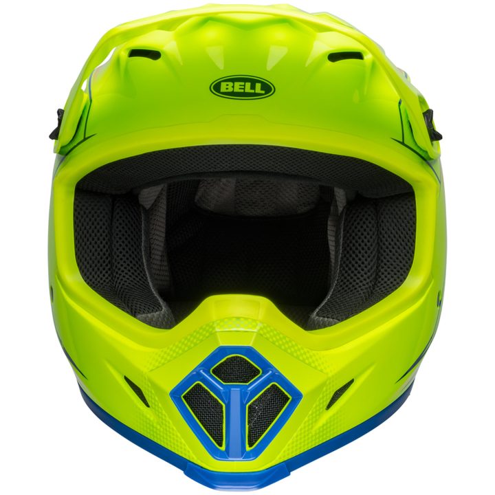 Crosshjelm Mx-9 Mips Glans Neon Gul BELL L – billede 9