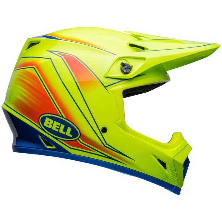 Crosshjelm Mx-9 Mips Glans Neon Gul BELL L – billede 7