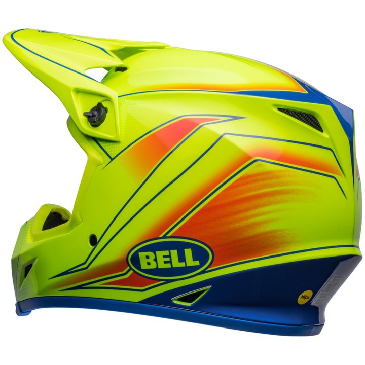 Crosshjelm Mx-9 Mips Glans Neon Gul BELL L – billede 6