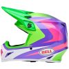 Crosshjelm Mx-9 Mips Jackal Gloss Hi-viz Grøn/lilla BELL M – miniature 4